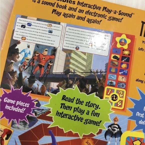 Disneys The Incredibles interactive play a sound book - Picture 2 of 14